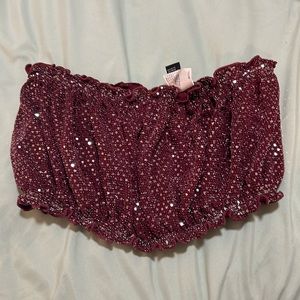 Forever 21 sequin tube top size S